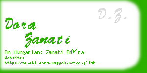 dora zanati business card